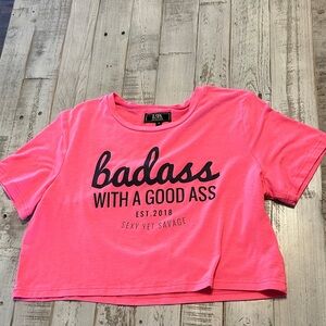 L&B Vibrant Pink Tee